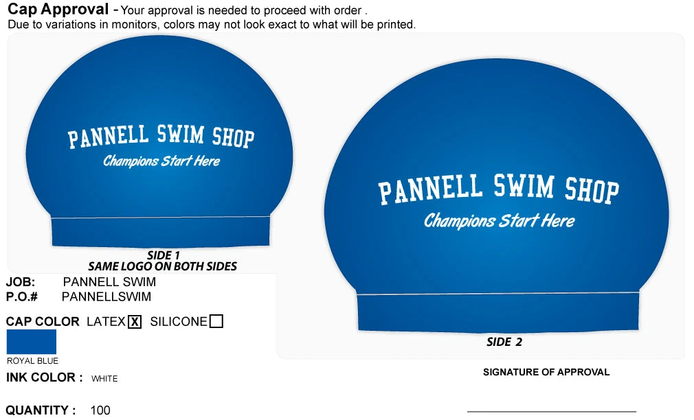 Pannell Swim Shop PSS Latex Caps 2 Pannell Swim Shop PSS Latex Caps
